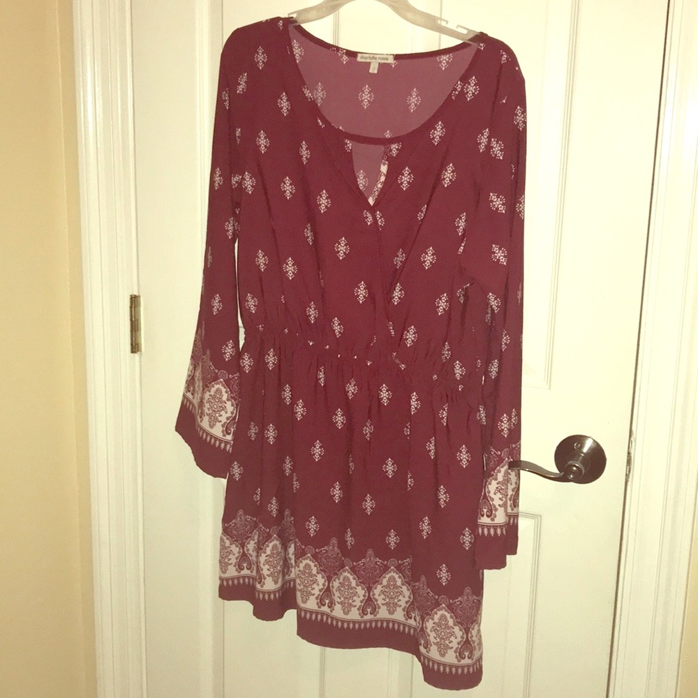 Charlotte Russe Burgundy/Maroon colored dress